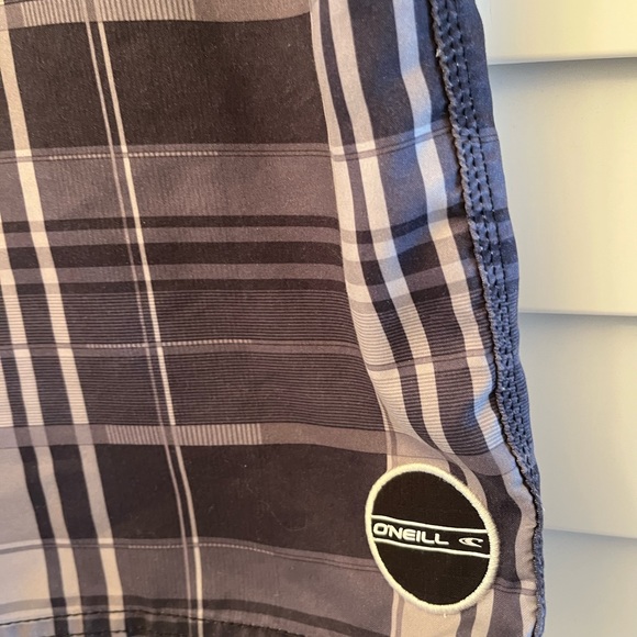 Oneill Board Shorts Mens 38 Surfing Trunks Multicolor Plaid Pocket. - Picture 5 of 7